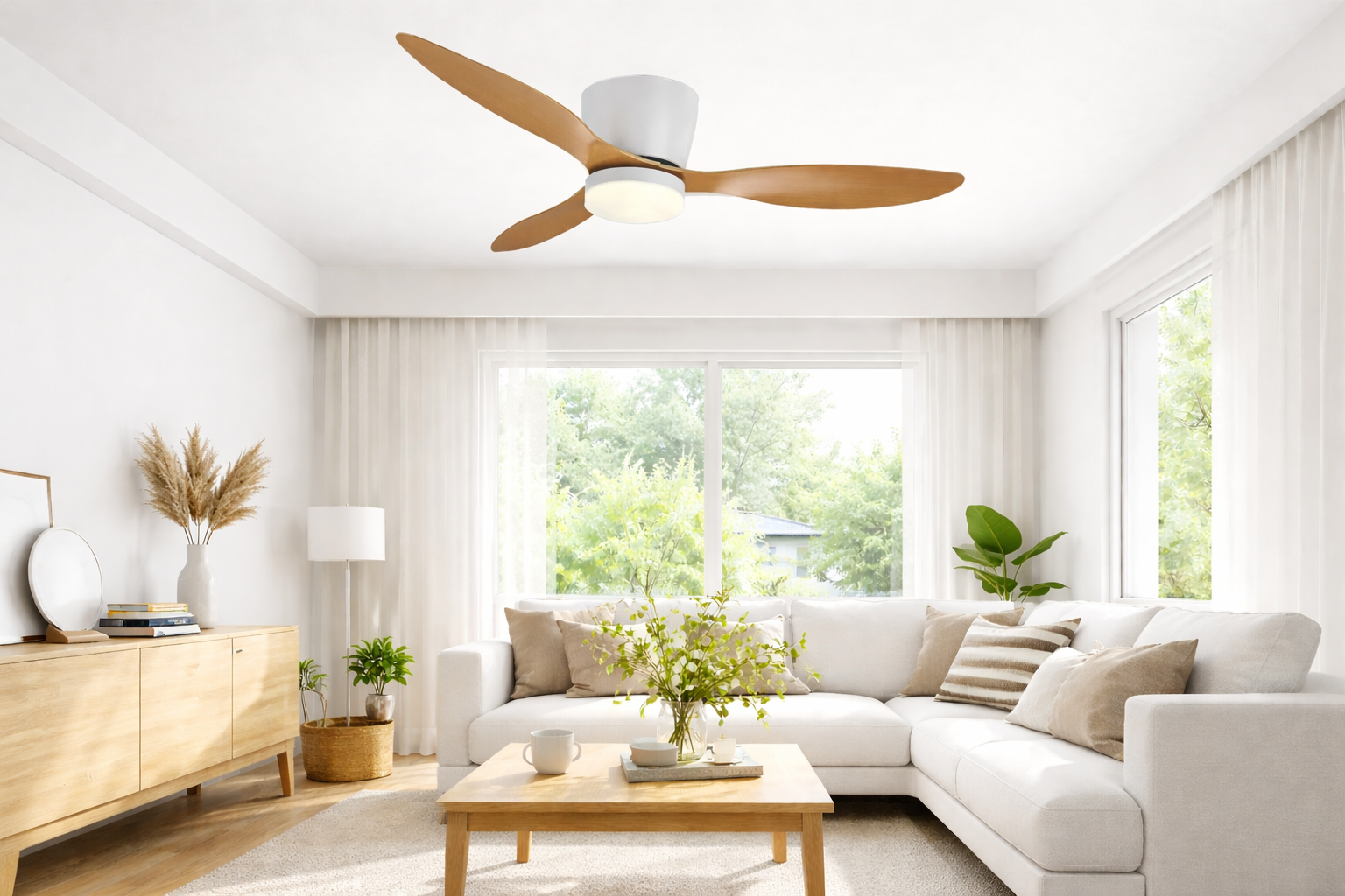 ¿El ventilador de techo realmente enfría? Así funciona el flujo del aire