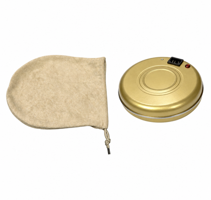 Acumulador de Calor Portátil 550W - Dorado con Funda