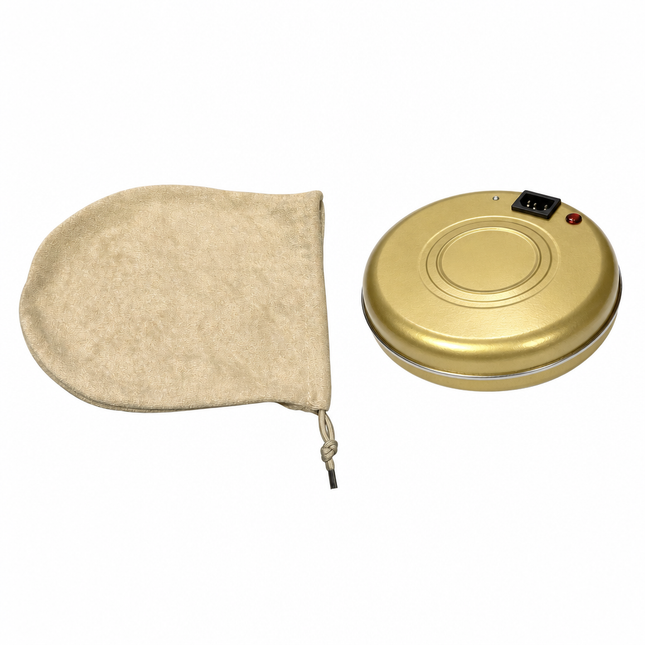 Acumulador de Calor Portátil 550W - Dorado con Funda
