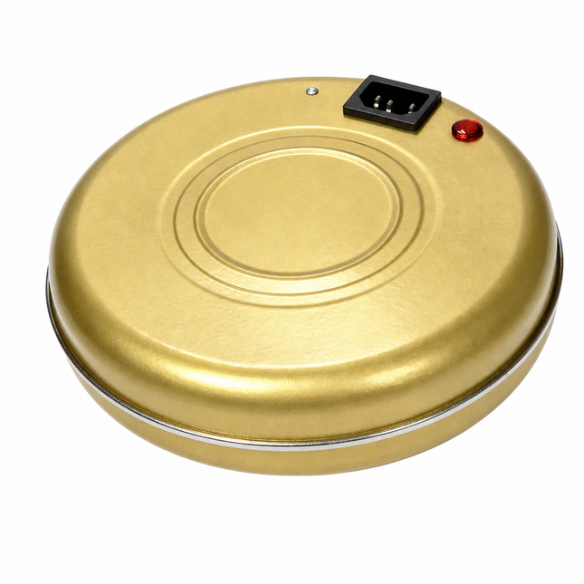Acumulador de Calor Portátil 550W - Dorado con Funda