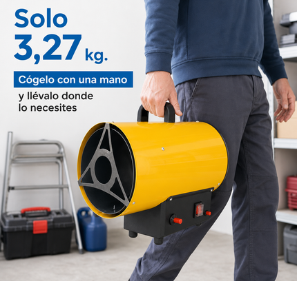 Cañón Calefactor de Gas Propano/GLP - Industrial