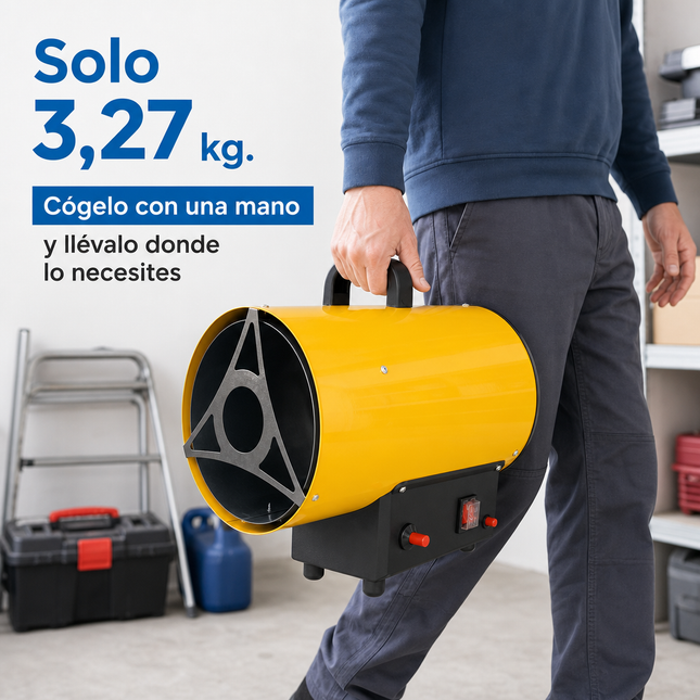 Cañón Calefactor de Gas Propano/GLP - Industrial