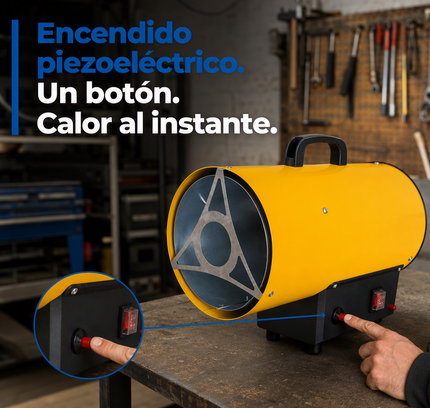 Cañón Calefactor de Gas Propano/GLP - Industrial