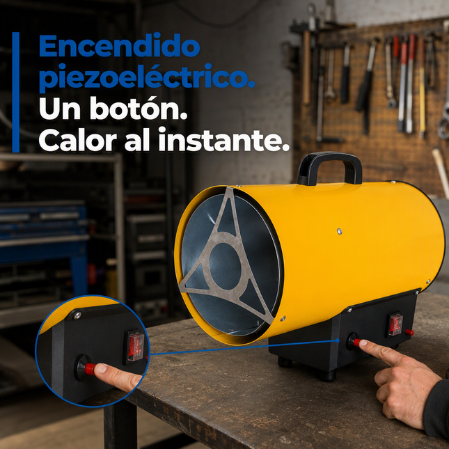 Cañón Calefactor de Gas Propano/GLP - Industrial