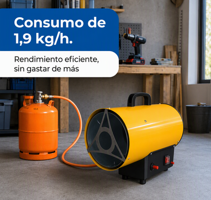 Cañón Calefactor de Gas Propano/GLP - Industrial