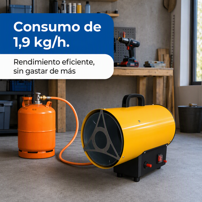 Cañón Calefactor de Gas Propano/GLP - Industrial