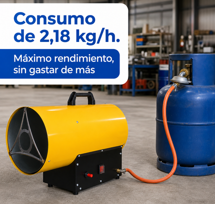 Cañón Calefactor de Gas Propano/GLP - Industrial
