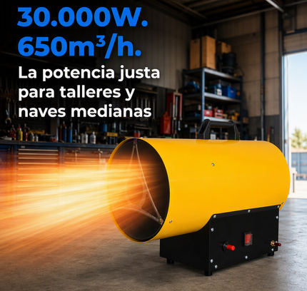 Cañón Calefactor de Gas Propano/GLP - Industrial