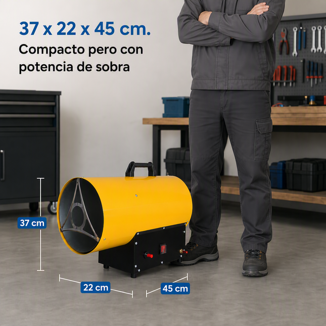 Cañón Calefactor de Gas Propano/GLP - Industrial