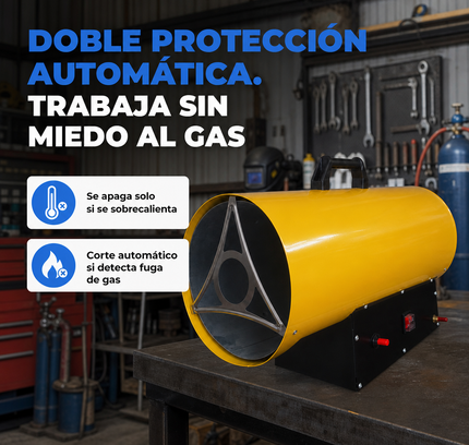 Cañón Calefactor de Gas Propano/GLP - Industrial