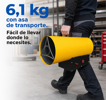 Cañón Calefactor de Gas Propano/GLP - Industrial