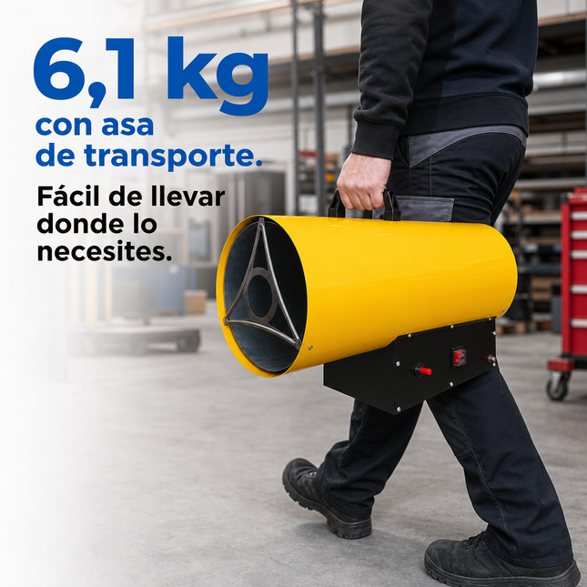 Cañón Calefactor de Gas Propano/GLP - Industrial