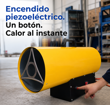 Cañón Calefactor de Gas Propano/GLP - Industrial
