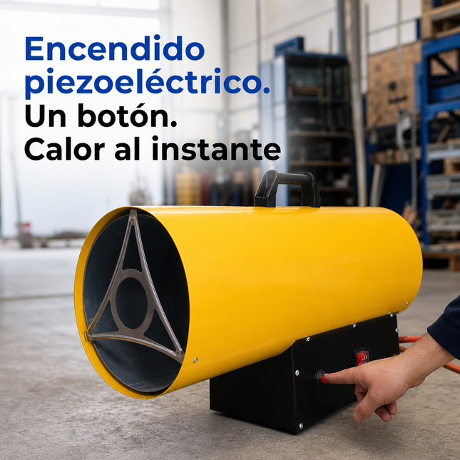 Cañón Calefactor de Gas Propano/GLP - Industrial