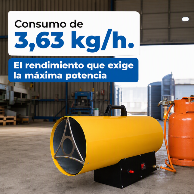 Cañón Calefactor de Gas Propano/GLP - Industrial