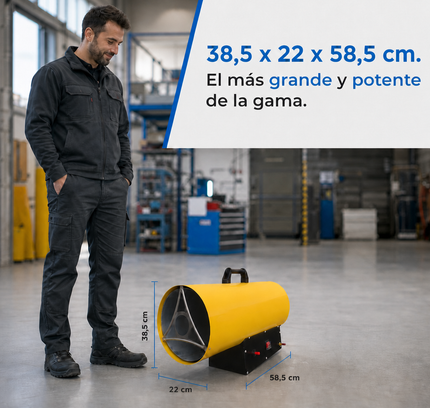 Cañón Calefactor de Gas Propano/GLP - Industrial