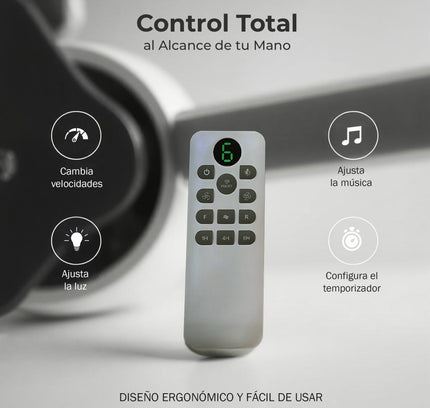 Ventilador de techo con Múscia