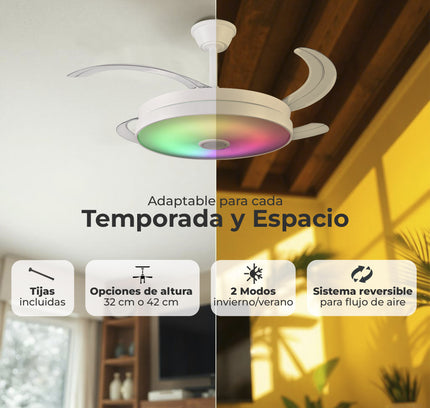 Ventilador de techo con Múscia