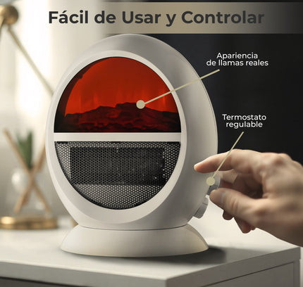 Calefactor para Hogar Efecto Fuego