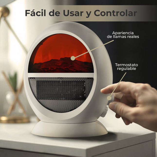 Calefactor para Hogar Efecto Fuego