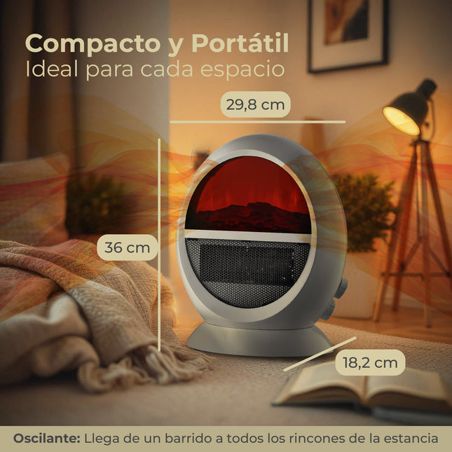 Calefactor para Hogar Efecto Fuego