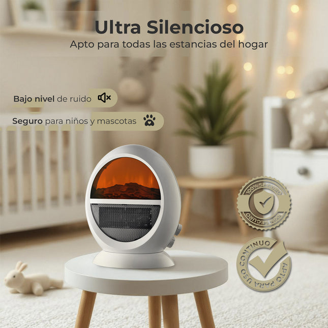 Calefactor para Hogar Efecto Fuego