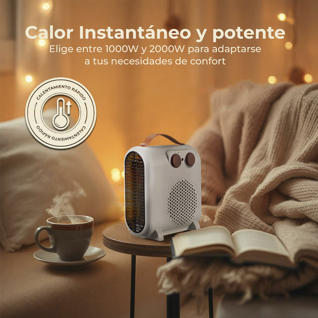 Calefactor Eléctrico Pequeño para Hogar