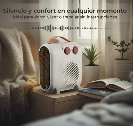Calefactor Eléctrico Pequeño para Hogar