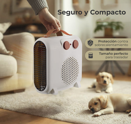 Calefactor Eléctrico Pequeño para Hogar