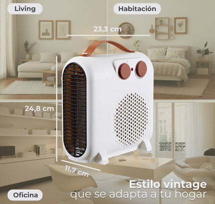Calefactor Eléctrico Pequeño para Hogar