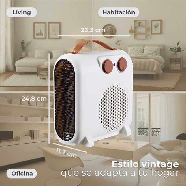Calefactor Eléctrico Pequeño para Hogar