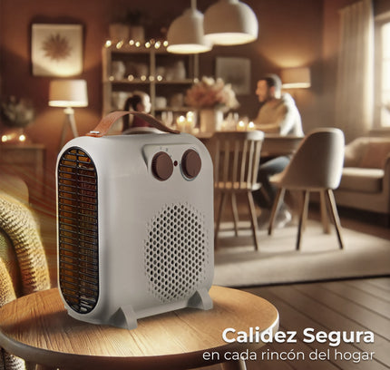 Calefactor Eléctrico Pequeño para Hogar