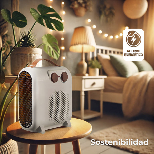 Calefactor Eléctrico Pequeño para Hogar