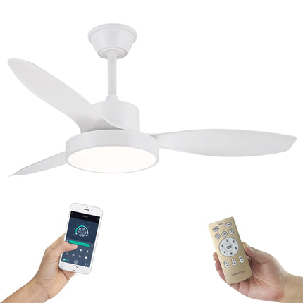 Ventilador de Techo con Luz LED y Aspas Reversibles