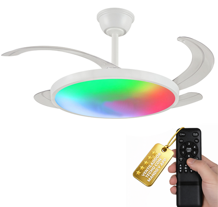 Ventilador de Techo con luz LED RGB