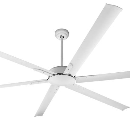 Ventilador de techo industrial con luz LED Ø214 cm silencioso