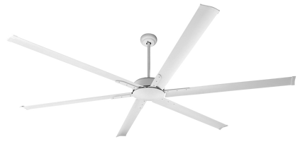 Ventilador de techo industrial con luz LED Ø214 cm silencioso