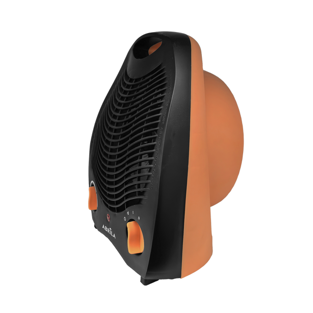 Calefactor eléctrico Lubian naranja con termostato regulable