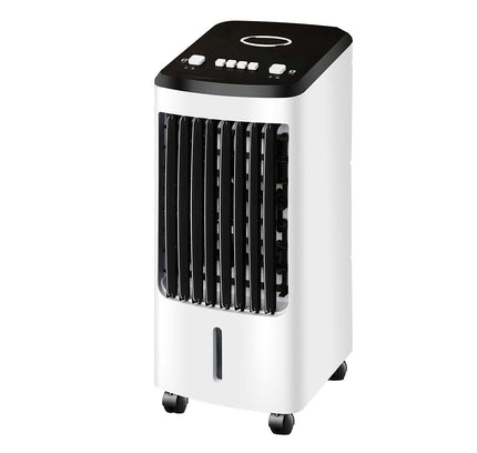 Climatizador Evaporativo de Aire Frio Blanco/negro 80w con 4litros