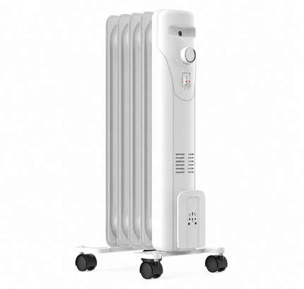 Radiador de aceite eléctrico Duncan de 1000 W con termostato, ruedas y antivuelco – FAN PROJECT