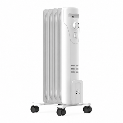 Radiador de aceite eléctrico Duncan de 1000 W con termostato, ruedas y antivuelco – FAN PROJECT