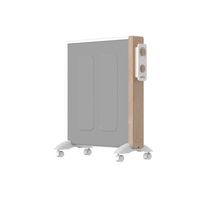 Radiador de mica Badin de 2000 W blanco con 4 elementos
