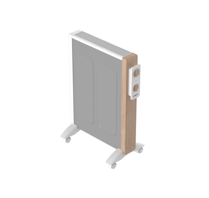 Radiador de mica con acabado madera y termostato, modelo Badin – FAN PROJECT