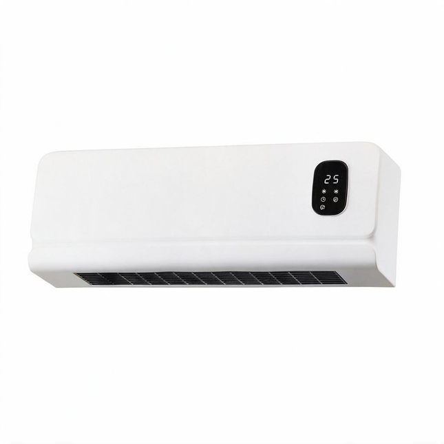 Split cerámico de pared 2000 W con mando y temporizador, modelo Taxus – FAN PROJECT