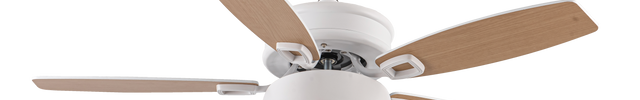 Ventilador de techo Braw blanco con aspas blanco y haya, otra vista