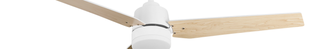 Ventilador de techo Captus blanco con luz LED, otra vista
